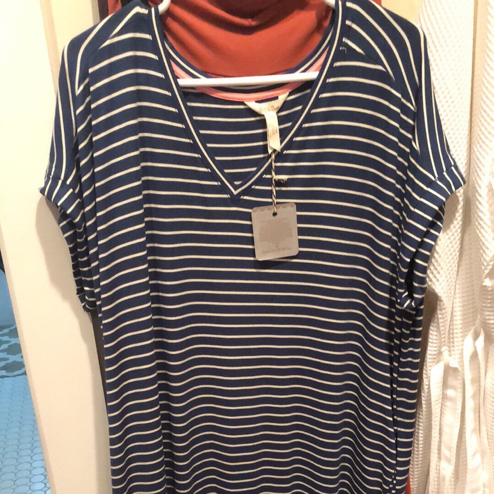 Mj womens blue dress